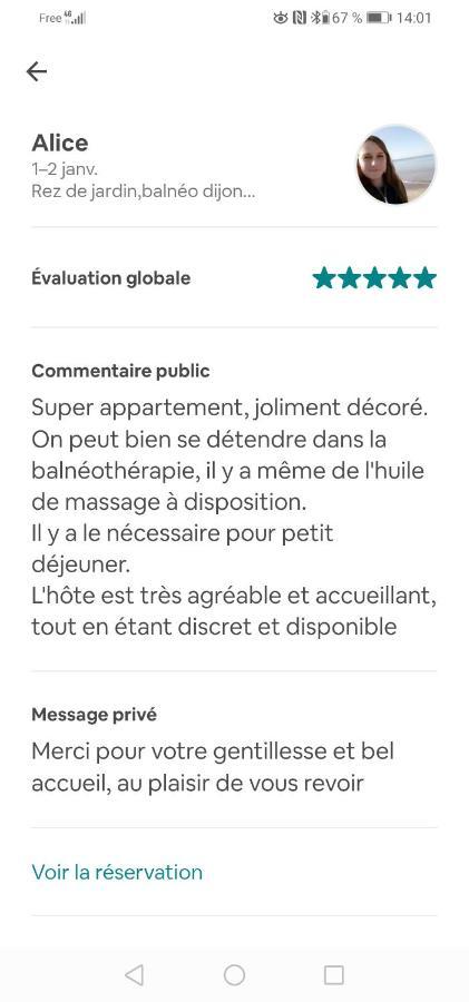 Romantisme Et Glamour 2 Avec Spa , Clim Et Jardin 디종 외부 사진