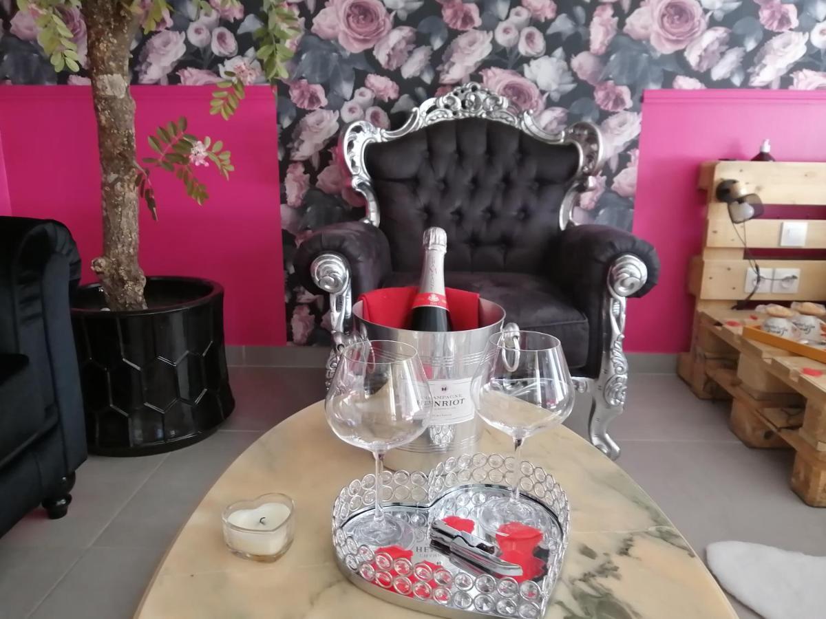 Romantisme Et Glamour 2 Avec Spa , Clim Et Jardin 디종 외부 사진