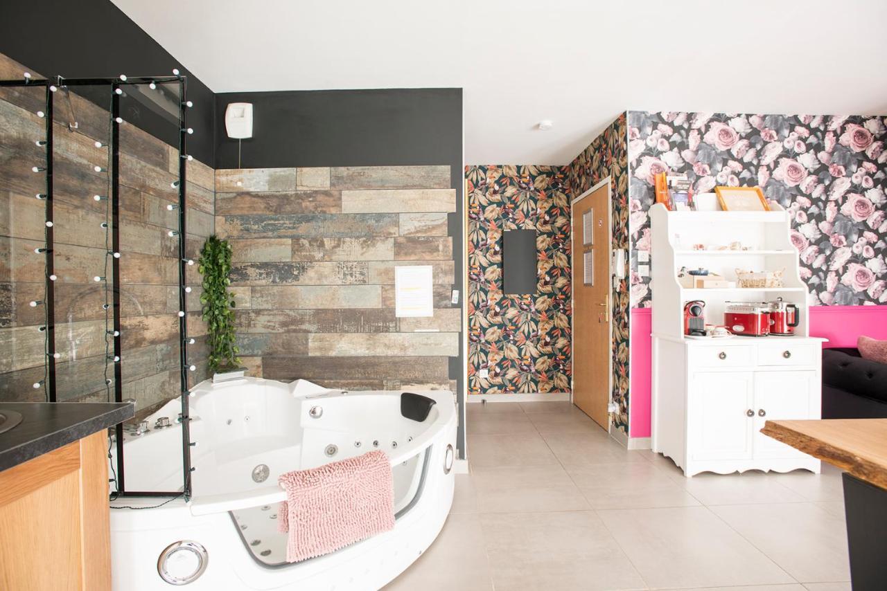 Romantisme Et Glamour 2 Avec Spa , Clim Et Jardin 디종 외부 사진